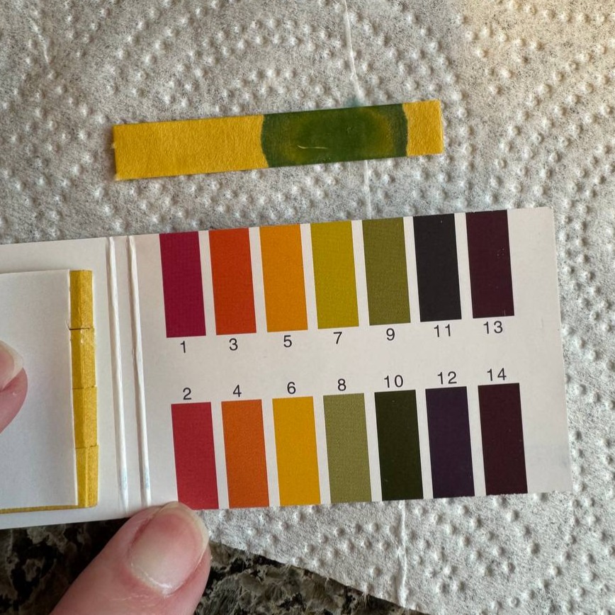 example of good reconstituted pH